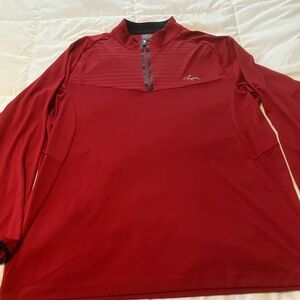 Greg Norman Play Dry 1/4 Zip Pullover Men XL Performance Golf Shirt Tasso Elba